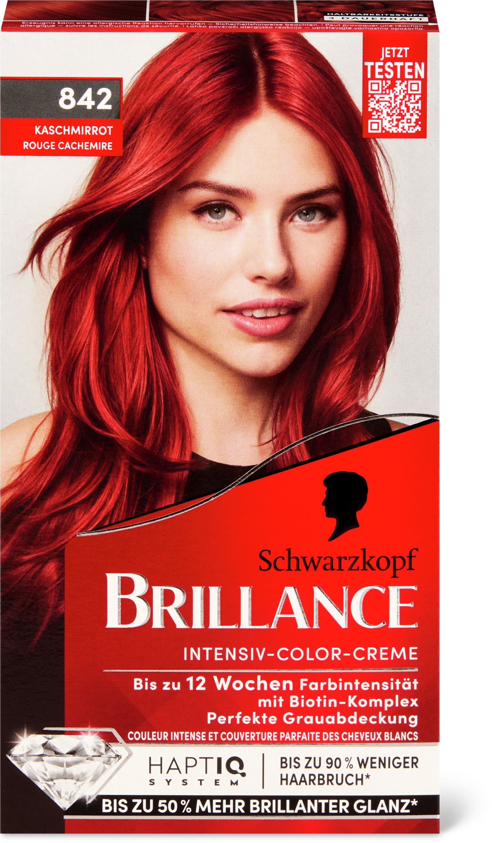 Colorazione permanente rosso cachemire